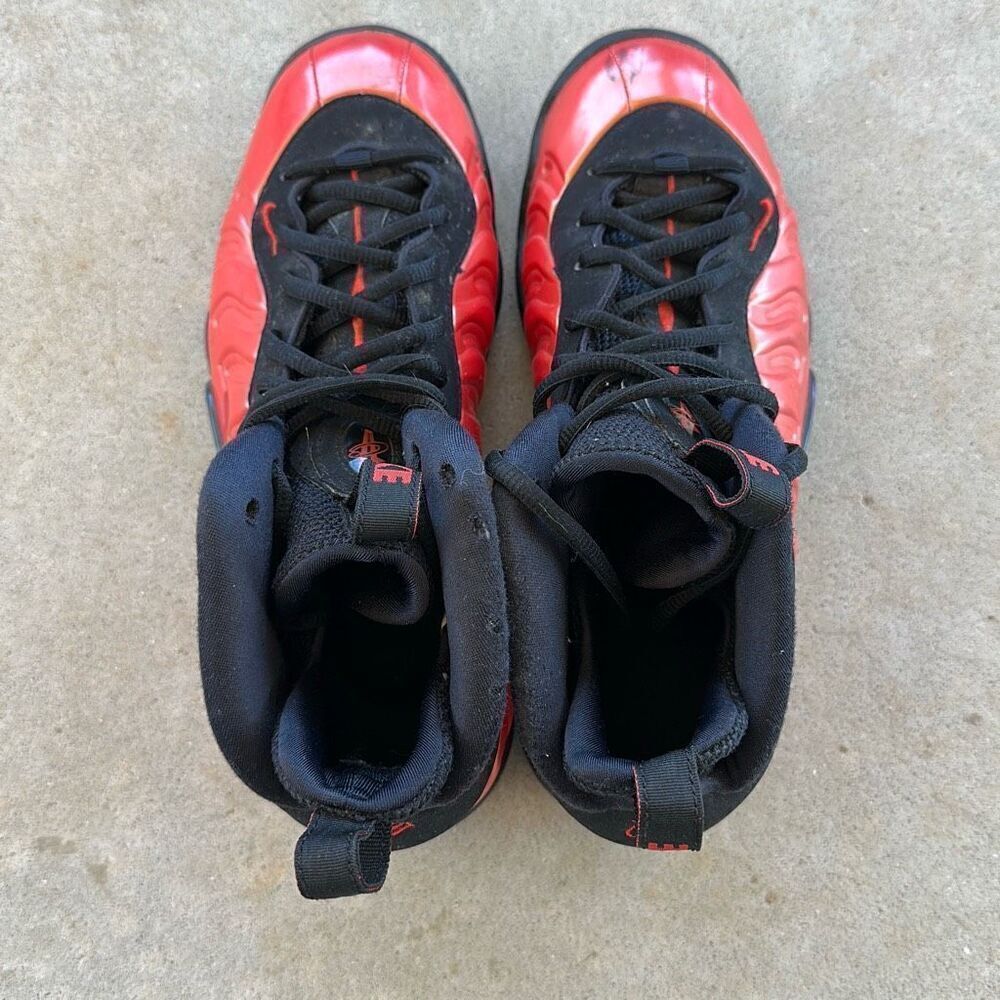 Nike Sneakers Air Foamposite One Youth Size 5.5 Red Habanero - Picture 7 of 14